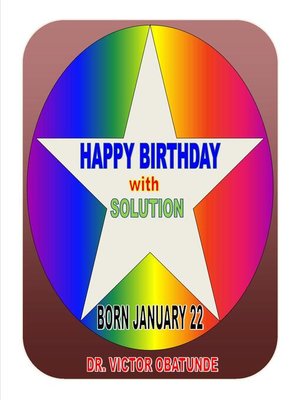 cover image of BORN JANUARY 22